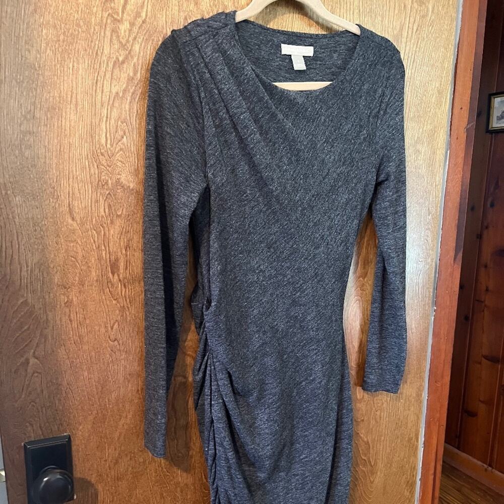 Banana Republic Knit Gray Maternity Dress szS